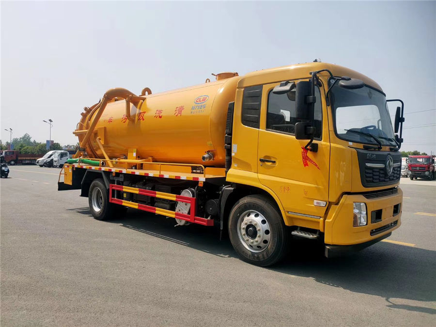 國六東風(fēng)天錦清洗吸污車