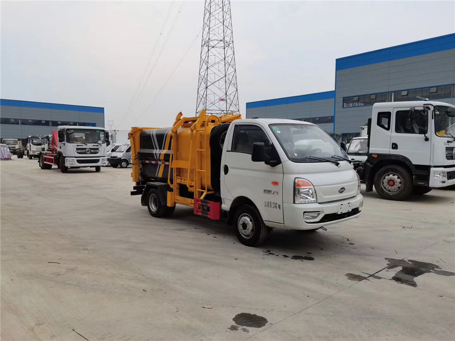 國六凱馬3方掛桶式垃圾車