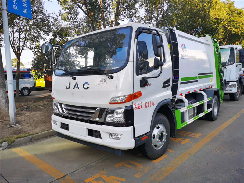 國六江淮8方壓縮式垃圾車