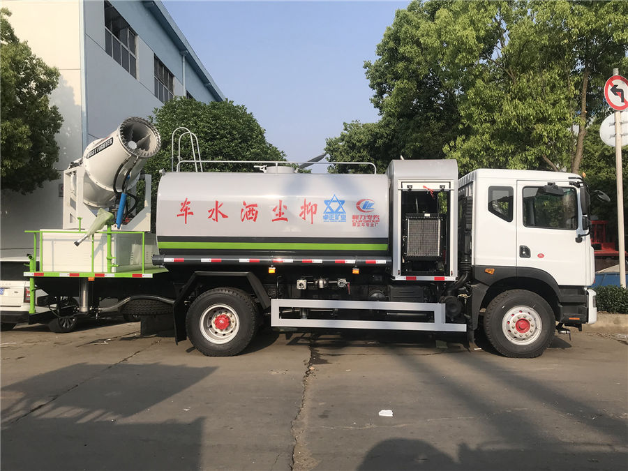 國六東風D9圓罐灑水抑塵車