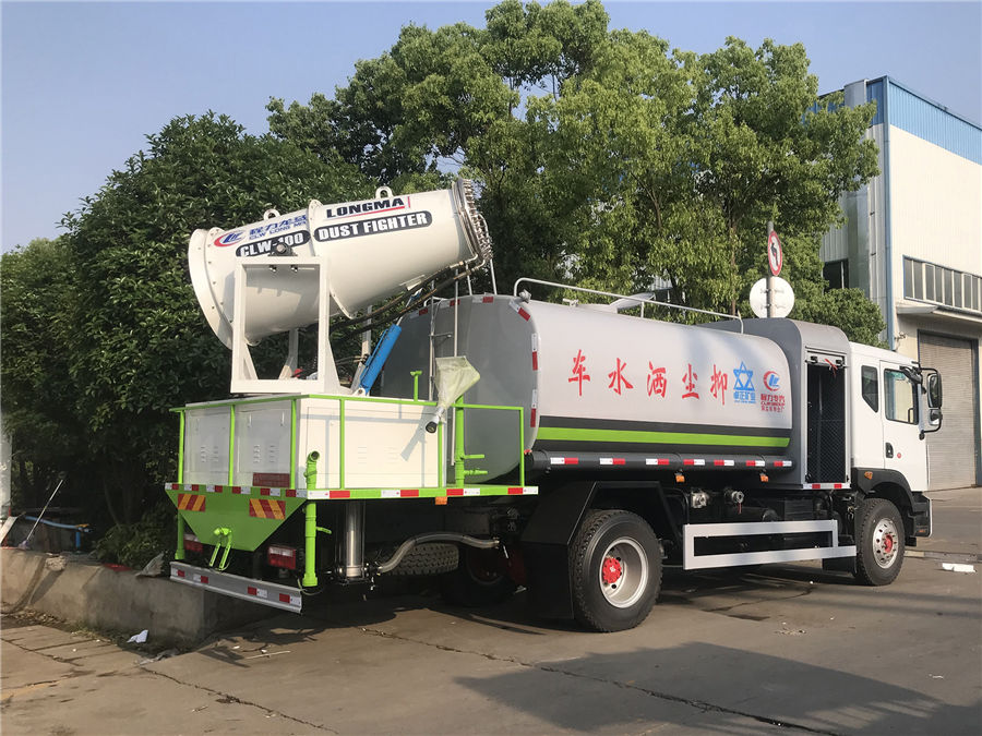 國六東風D9圓罐灑水抑塵車