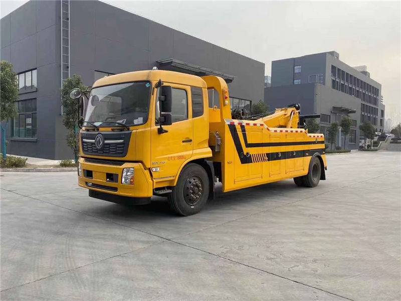 國六東風天錦拖吊連體清障車