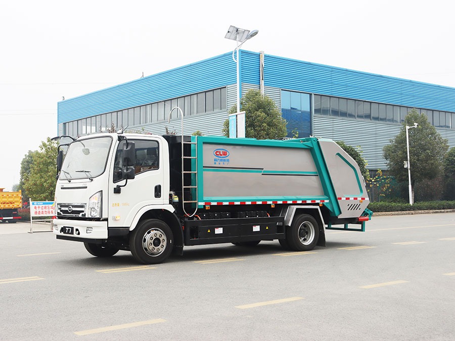 比亞迪純電動(dòng)8方壓縮式垃圾車