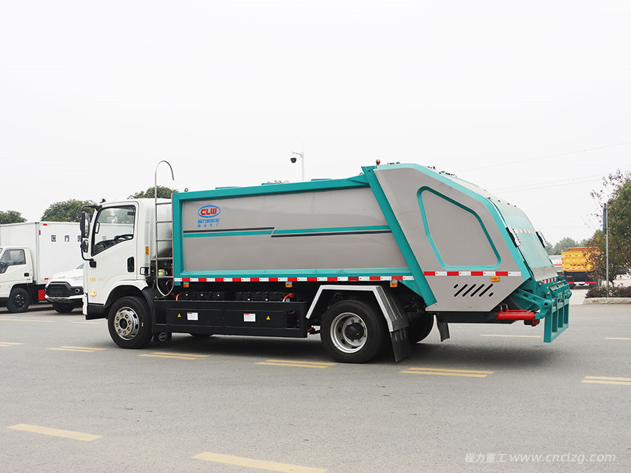 比亞迪純電動8方壓縮式垃圾車