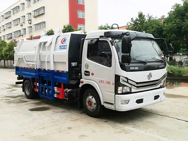 國六東風大多利卡掛桶式垃圾車