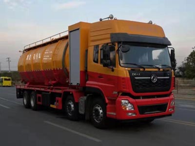 國六東風天龍前四后八28方清洗吸污車