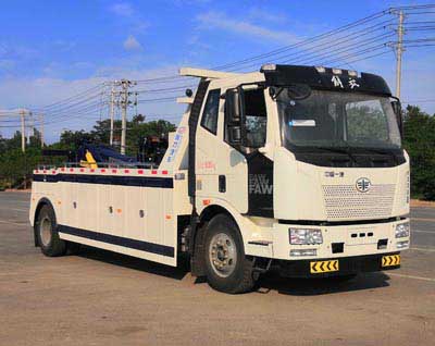 國六解放拖吊聯體清障車