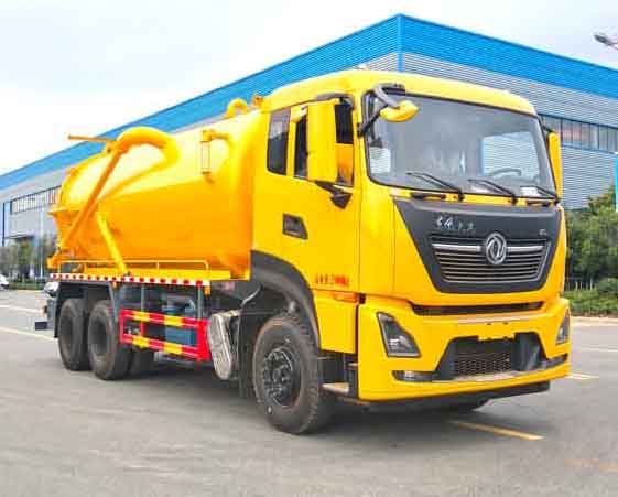 國六東風天龍后八輪14方吸污車