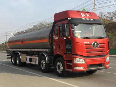 國六解放前四后八31方鋁合金運油車