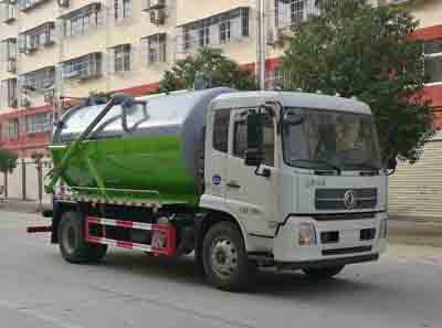 國六東風天錦11方吸污車