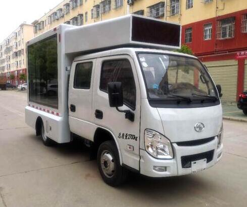 國(guó)六躍進(jìn)雙排座廣告宣傳車(chē)