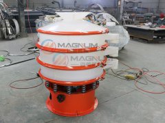防腐蝕塑料振動(dòng)篩可以做采用防爆振動(dòng)電機(jī)么？